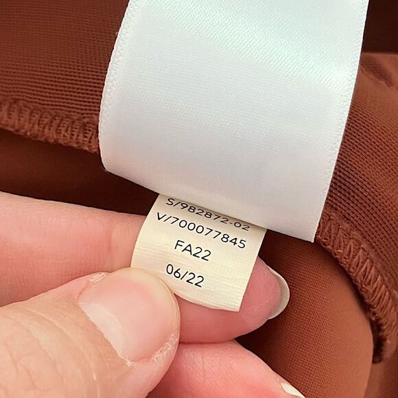 Athleta Women’s Burnt Orange Stellar Skinny Trouser in Ancient Mahogany Size 10 - Picture 11 of 11